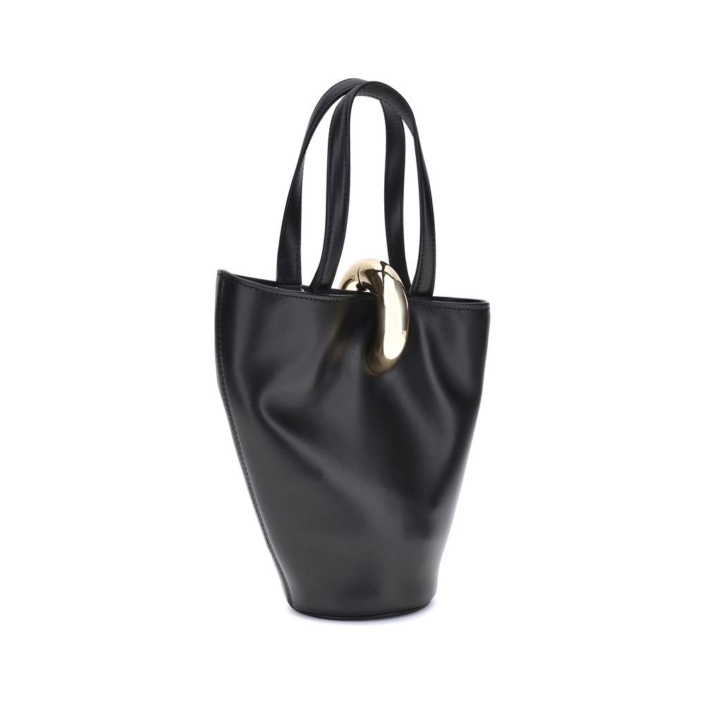Jacquemus Black Calf Leather Bos Taurus Shoulder Bag