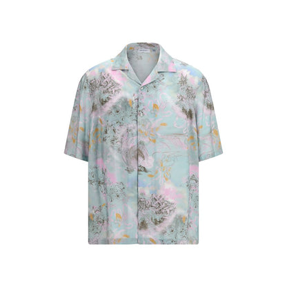 Off-White Multicolor Viscose Pattern Shirt