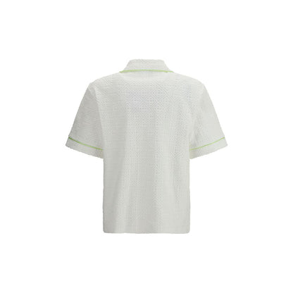 Casablanca White Cotton Dress Shirt