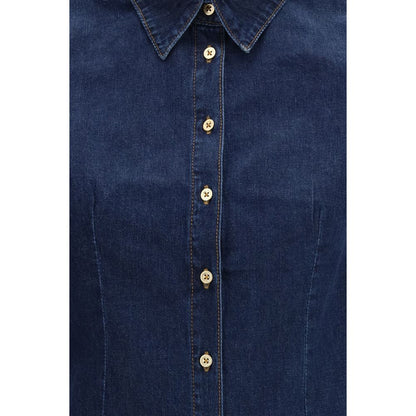 7FOR Blue Denim Shirt