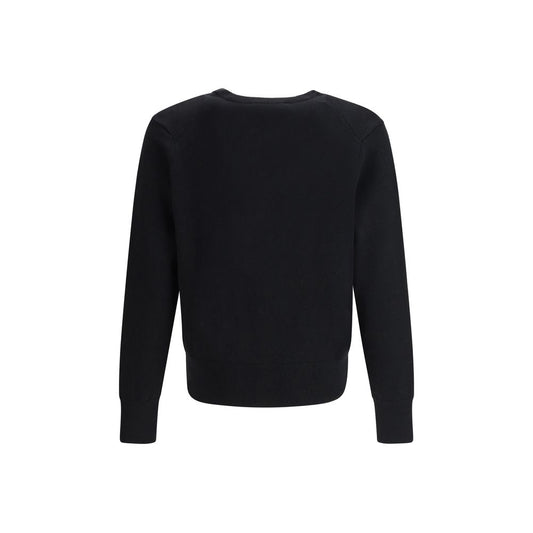 Ami Paris Black Wool Cardigan