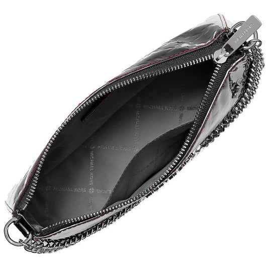 Michael Kors Black Canvas Clutch Bag