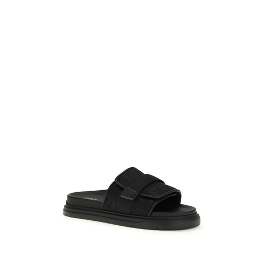 Fendi Black Polyamide Sandals