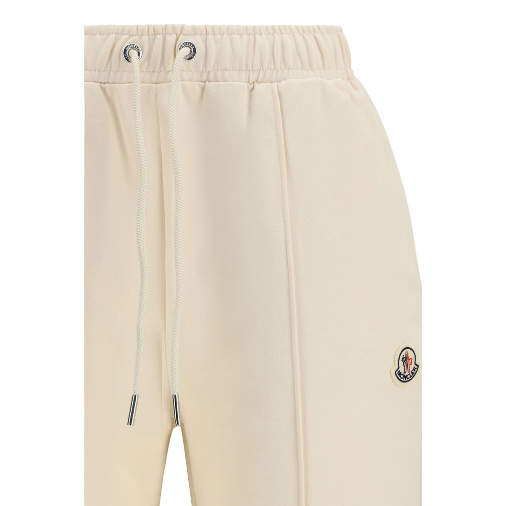 Moncler Beige Cotton Athletic Pants