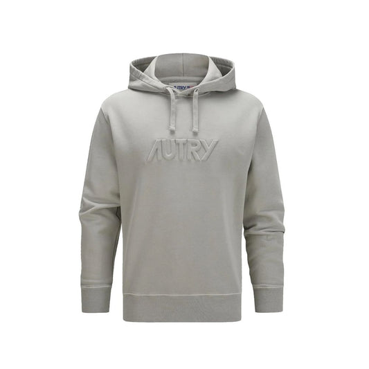 Autry Gray Cotton Hoodie
