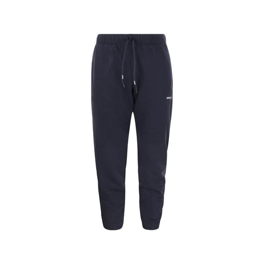 Autry Blue Cotton Joggers (Workout Pants)