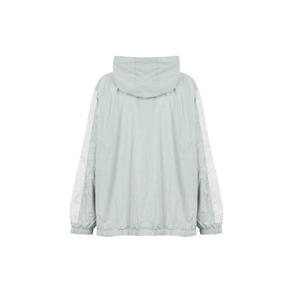 Autry Blue Nylon Shell Jacket