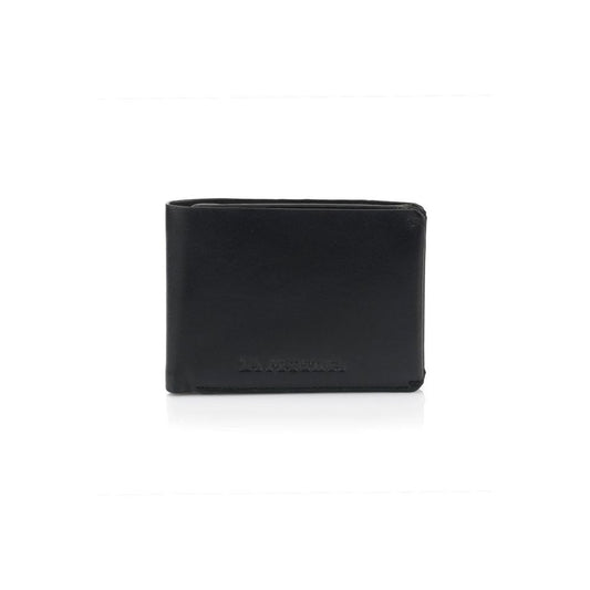 La Martina Black Cowhide Wallet