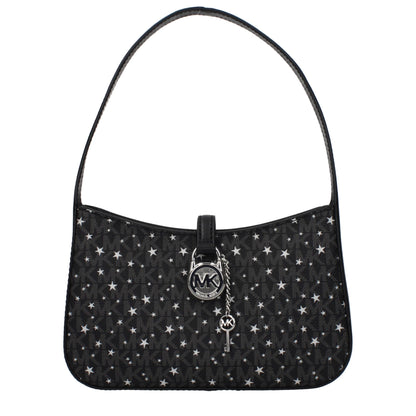 Michael Kors Black Fabric Handbag