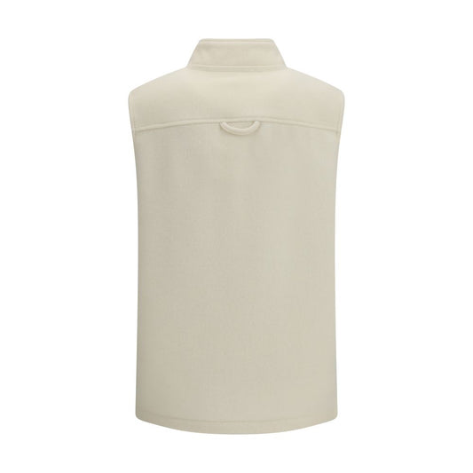 RIER Beige Wool Oves Aries Sleeveless Jacket