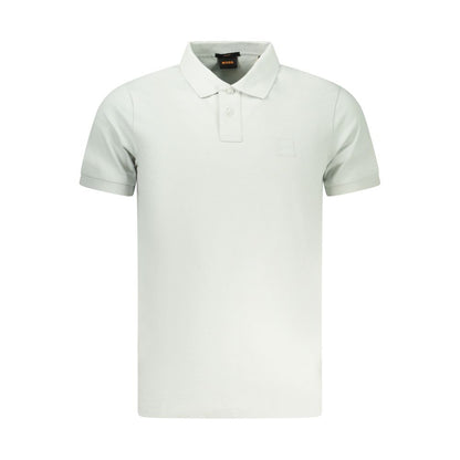 Hugo Boss Verde Cotton Men Polo Shirt