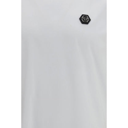 Philipp Plein White Cotton T-Shirt