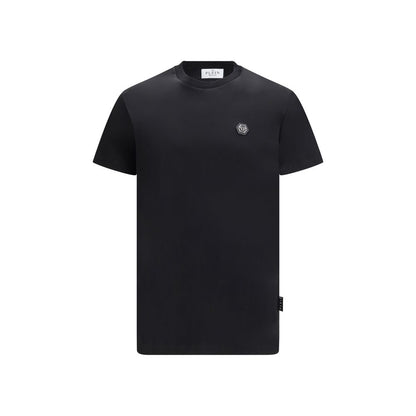 Philipp Plein Black Cotton T-Shirt