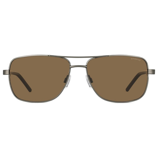 Polaroid Blue Metal Sunglasses