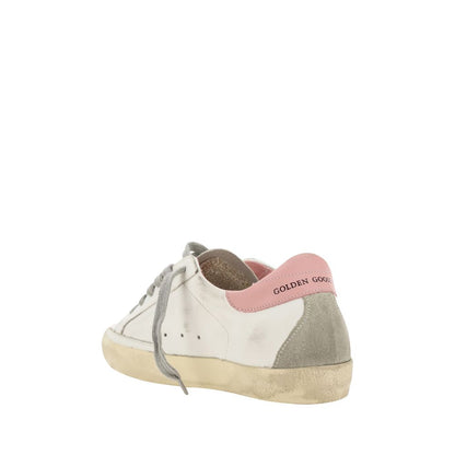 Golden Goose White Calf Leather Bos Taurus Low Top Sneakers