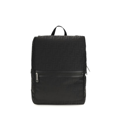 Fendi Black Nylon Backpack