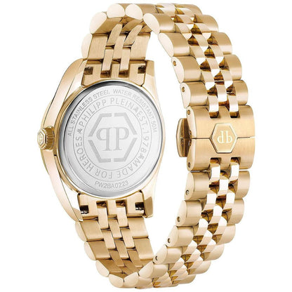 Philipp Plein Gold Stainless Steel Dress Watch