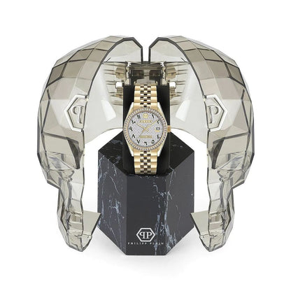 Philipp Plein Gold Stainless Steel Dress Watch