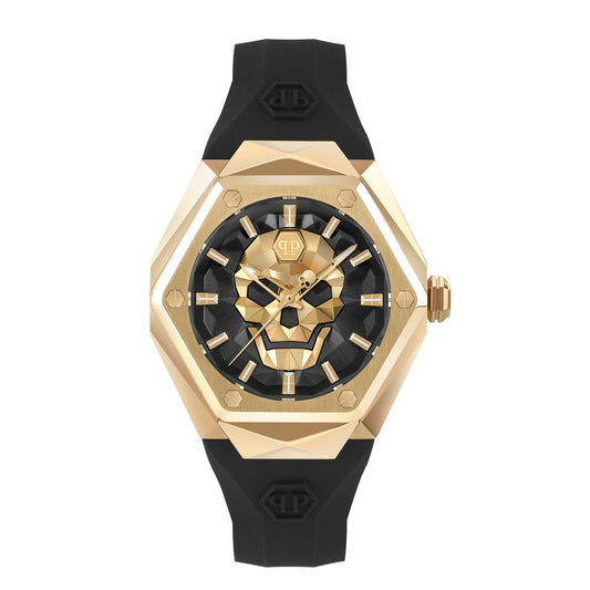 Philipp Plein Black Synthetic Dress Watch