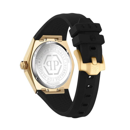 Philipp Plein Black Synthetic Dress Watch