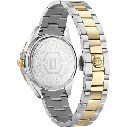 Philipp Plein Gold Stainless Steel Dress Watch