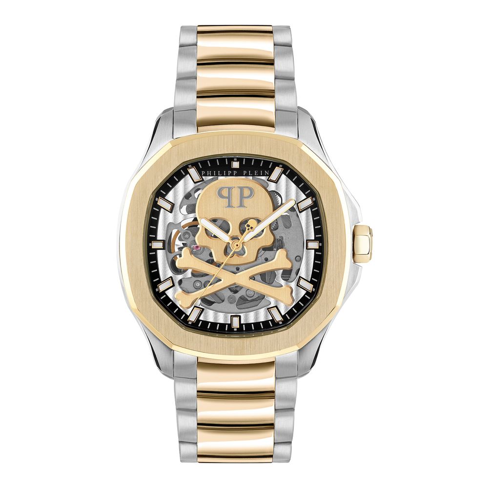 Philipp Plein Gold Stainless Steel Dress Watch