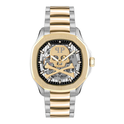 Philipp Plein Gold Stainless Steel Dress Watch