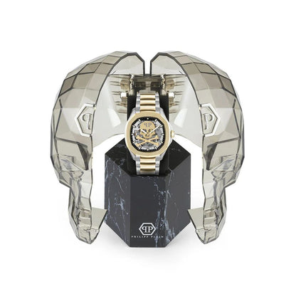 Philipp Plein Gold Stainless Steel Dress Watch