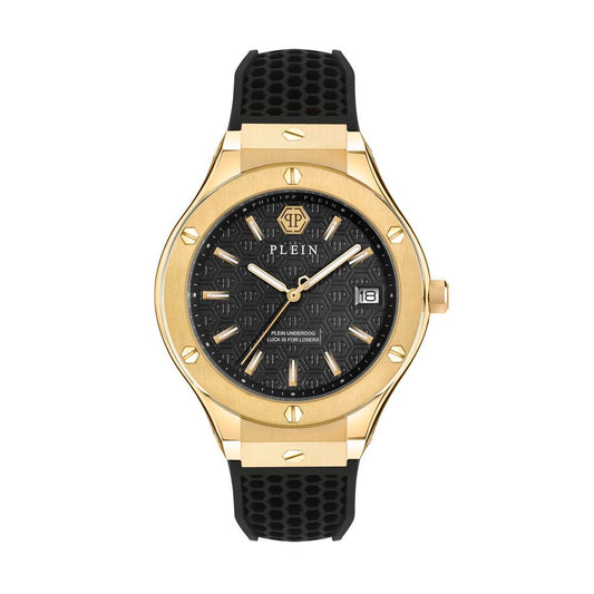 Philipp Plein Black Synthetic Dress Watch