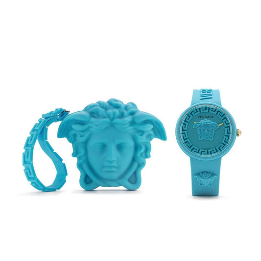 Versace Blue Synthetic Bracelet Watch
