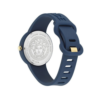 Versace Blue Synthetic Sport Watch