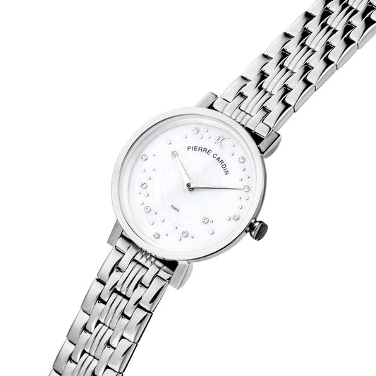 Pierre Cardin Gray Stainless Steel Dress Watch