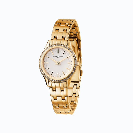 Pierre Cardin Gold Stainless Steel Dress Watch
