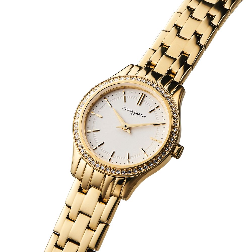 Pierre Cardin Gold Stainless Steel Dress Watch