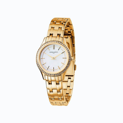 Pierre Cardin Gold Stainless Steel Dress Watch