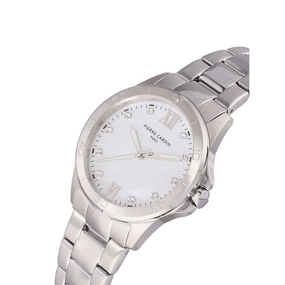 Pierre Cardin Gray Stainless Steel Dress Watch