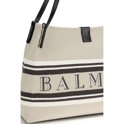 Balmain Multicolor Cotton Shoulder Bag