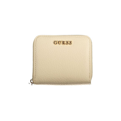 Guess Jeans Beige Polyurethane Women Wallet