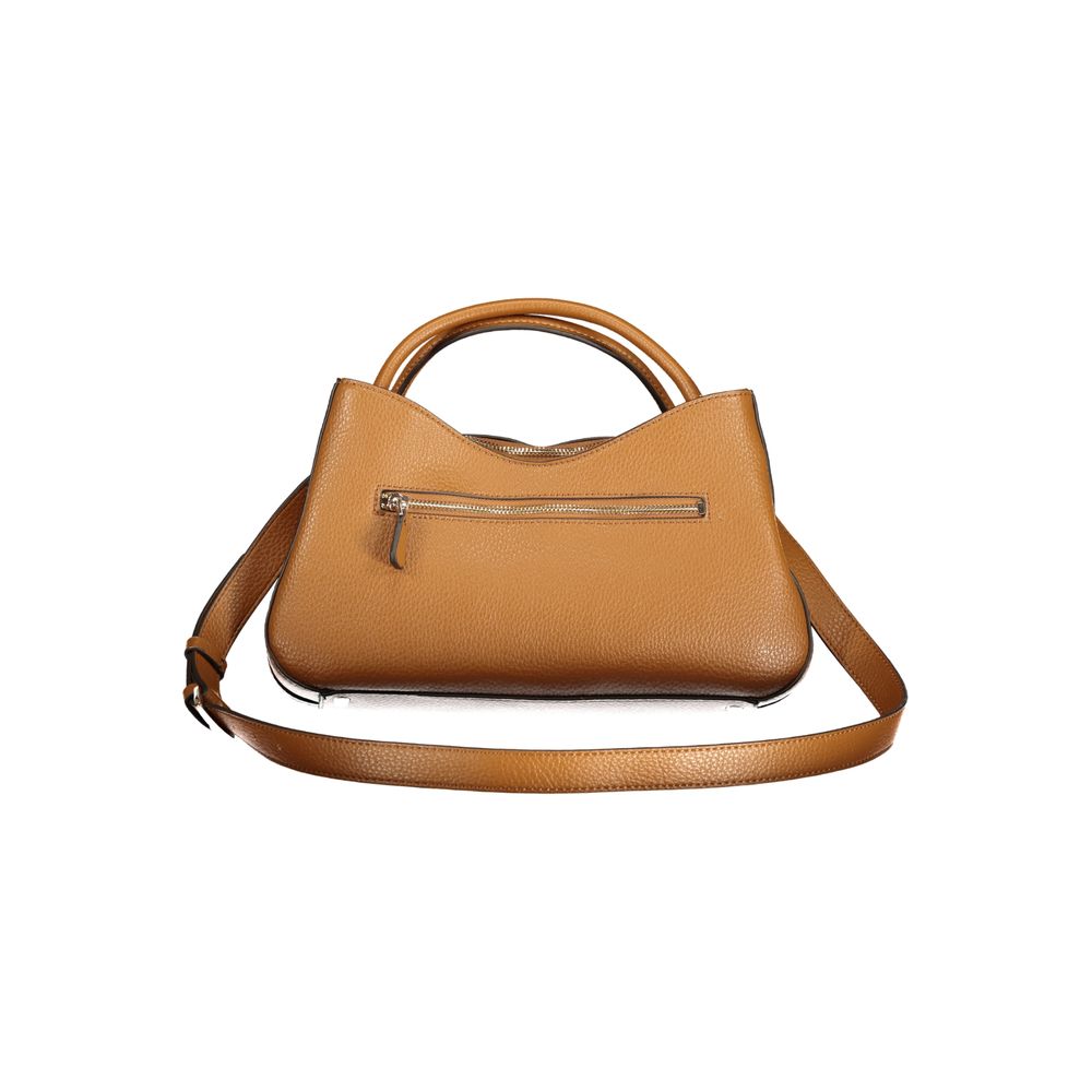 Guess Jeans Marrone Polyurethane Women Handbag