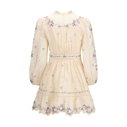 Zimmermann Beige Linen Casual Dress