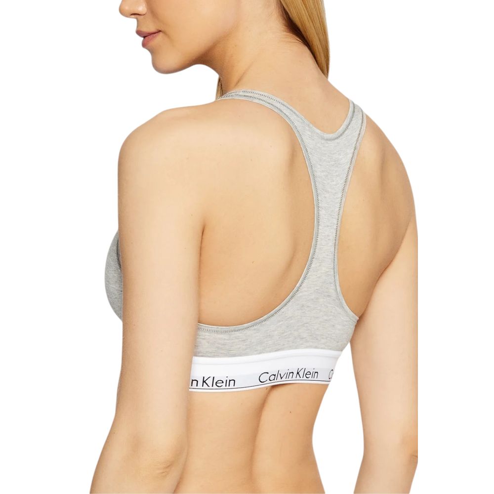Calvin Klein Underwear Gray Cotton Bra
