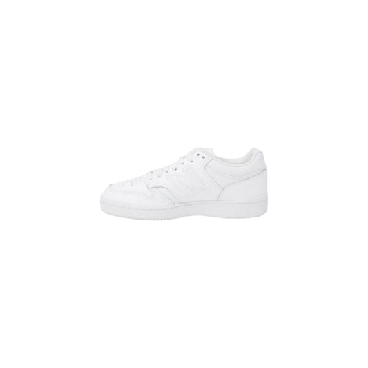 New Balance White Leather Athletic Sneakers