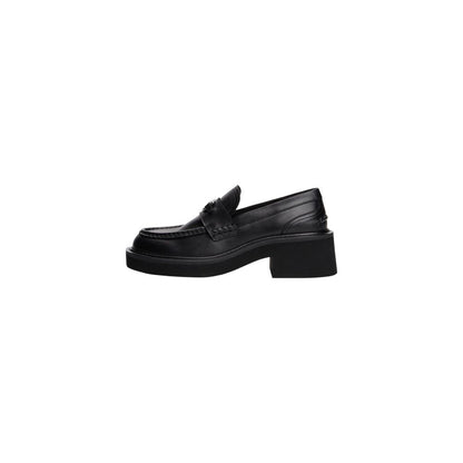 Tommy Hilfiger Jeans Black Leather High Heel Pumps