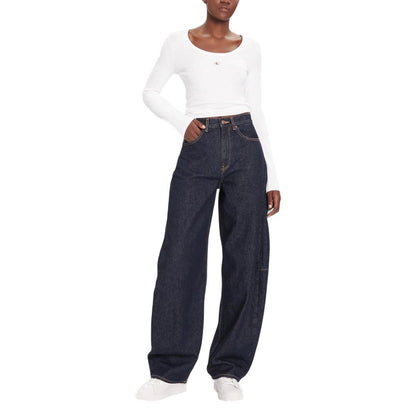 Calvin Klein Jeans Blue Cotton Mom Jeans