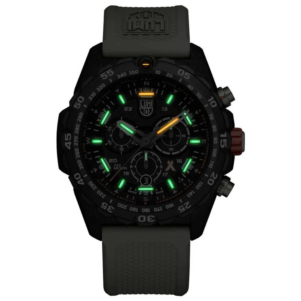 Luminox Beige Resin Sport Watch