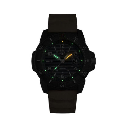 Luminox Orange Rubber Sport Watch