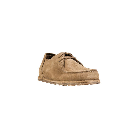 Birkenstock Gray Suede Leather Lace-Up Boots