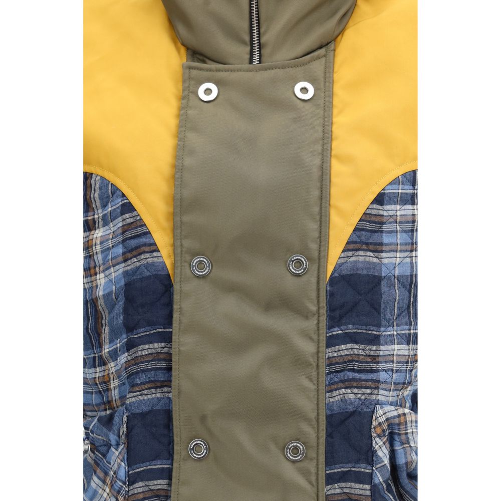 MARBELL Blue Polyamide Sleveless Jacket