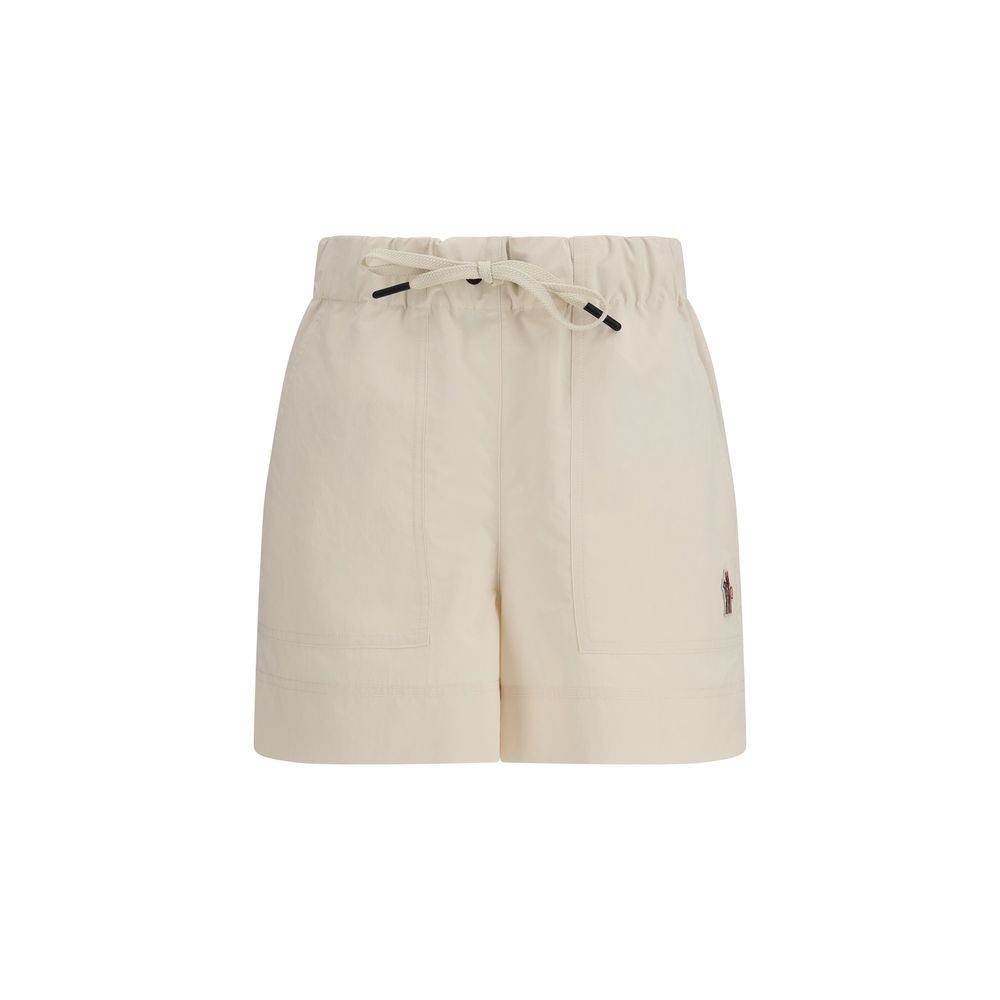 Moncler Grenoble Beige Polyester Bermuda Shorts
