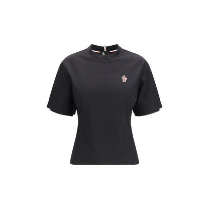 Moncler Grenoble Black Cotton T-Shirt